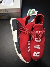 Size 10.5 - Adidas NMD HU Pharrell Human Race Scarlet Red 2016 OG, Goat, Clean
