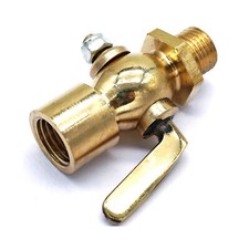 New Lister D Type Stationary Engine Brass Fuel Tap 1/4" BSP Male - Female