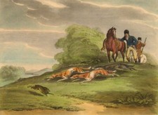 RUSSIA. Hare coursing fan-