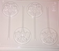 VAMPIRE BAT HALLOWEEN CHOCOLATE LOLLIPOP MOULD