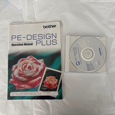 Brother Pe-design Plus Operational Manual And Disc