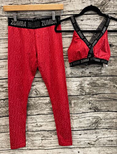 Zumba wear red - wear, logo