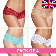 New Pack of 4 Womens Floral