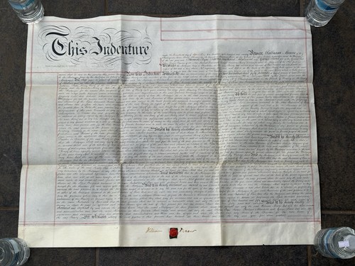 Antique victorian vellum - antique,
