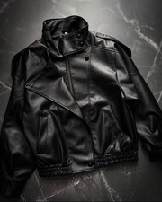 ZARA ORIGINAL LEATHER BOMBER