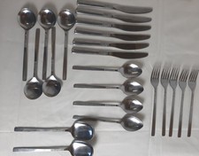 Vintage Viners Sheffield Love Story stainless steel set - serving spoons etc