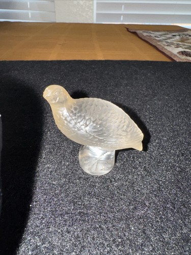 Lalique france small quail - lalique,