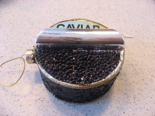 Holiday lane tin - of, caviar