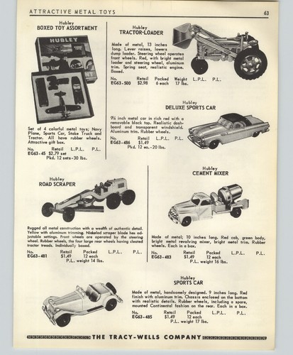 1955 paper hublet toy - hublet,