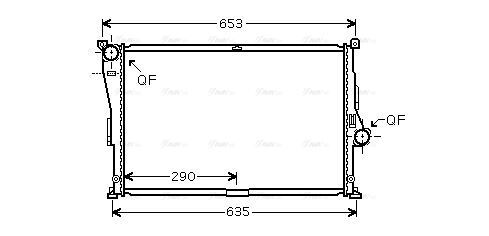 Bw2335 ava radiator - ava,