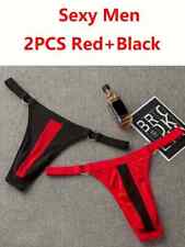 2 Pack Mens Erotic Black & Red