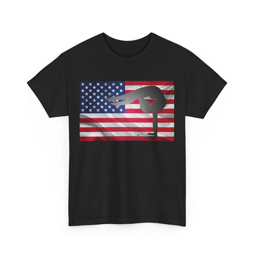 Gymnast american flag shirt - gymnast,