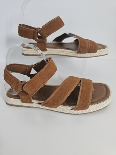 Suede leather sandals 39 5 - leather,