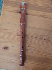 Recorder Musical Instrument Wooden Alexander Heinrich Beginner Descant 1940s