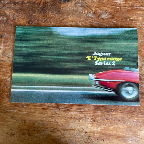 Jaguar type series - series, sales