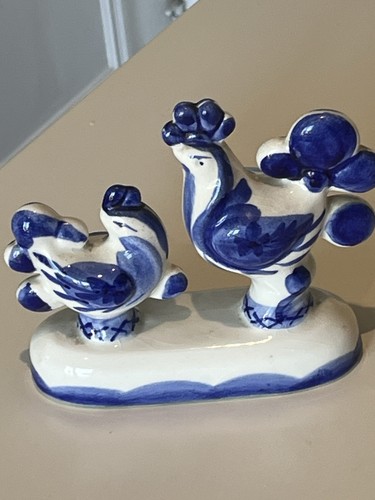 Vintage ussr ceramicrooster - vintage,