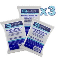 3 x Resuscitation Face Shield