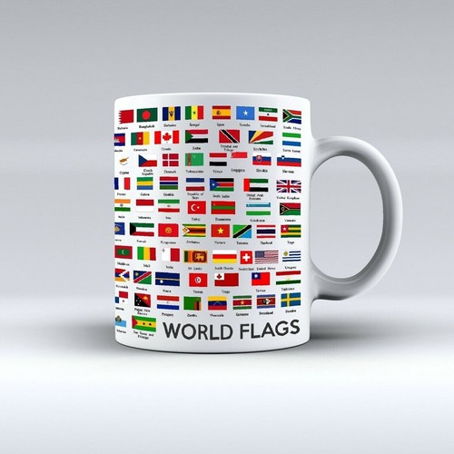 World flags coffee - flags, mug