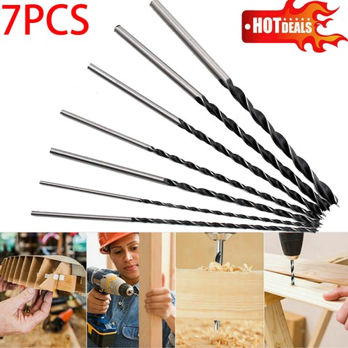 7pcs long wood drill - 7pcs,