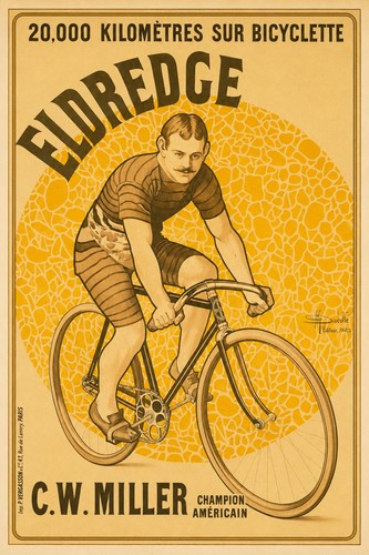 Vintage cycling poster - vintage,