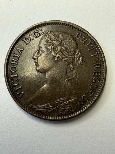 1863 victoria farthing - 1863, –