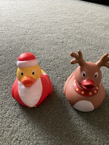 Plastic novelty santa reindeer - novelty,