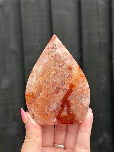 Carnelian flower agate - carnelian,