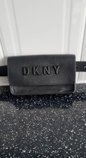 DKNY Black Logo Belt Bag Large with Adjustable Strap