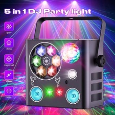 RGB Laser Stage Lighting DMX Remote Beam Projector Strobe Disco Light DJ Show