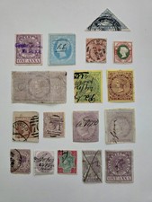 17 Queen Victoria Stamp Collection Inland Revenue India British Colony Stamps