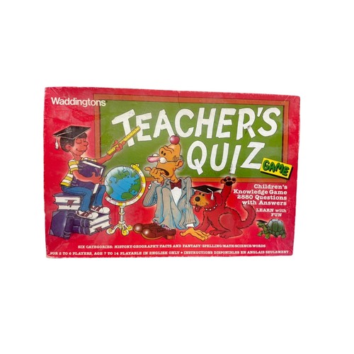 Waddingtons teacher quiz - waddingtons,