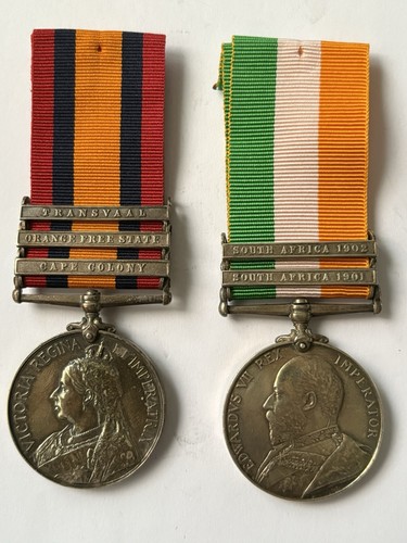 Boer war qsa ksa medals - ksa,