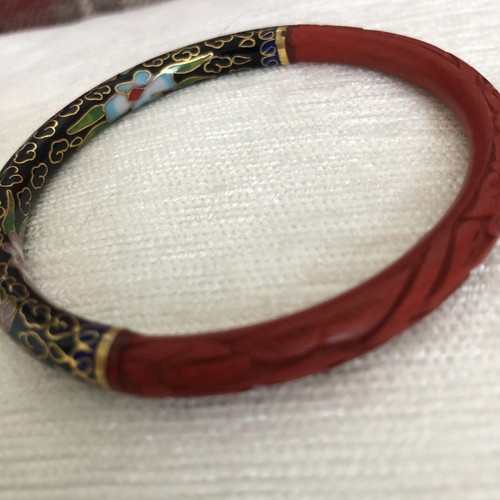 Vintage cloisonné carved - cloisonné,