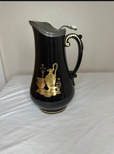 Antique Jug  Pewter Lid