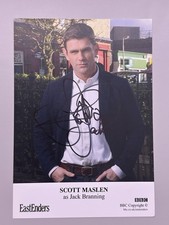 EastEnders Jack Branning Scott Maslen Signed Cast Card Undedicated