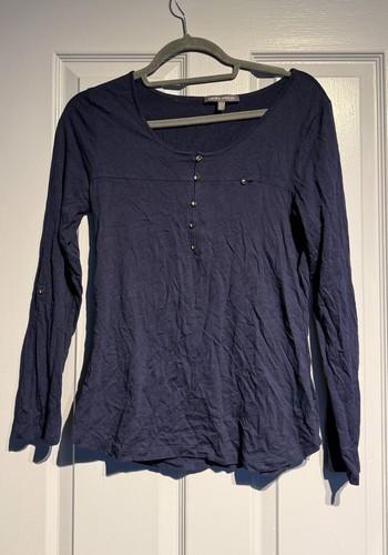 Ladies navy long - long, sleeve