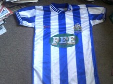 RARE VINTAGE HALIFAX TOWN FOOTBALL SHIRT HOME SEASON 1989/90 SPONSORS FEE