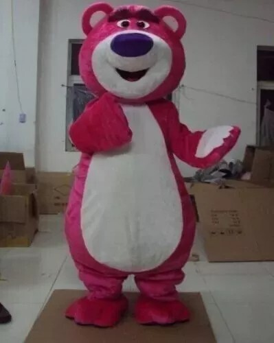 Pink bear lotso mascot costume - lotso,