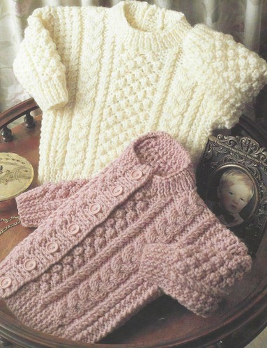 Baby knitting pattern aran - pattern,