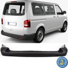 VW Transporter T5 & T5.1 Rear Bumper Dark Grey Textured W/o PDC 2004-2012