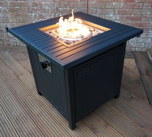 Gas garden fire pit - gas,