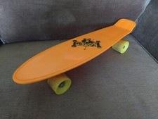 Bored X Retro Style Neon Orange Pennyboard Skate