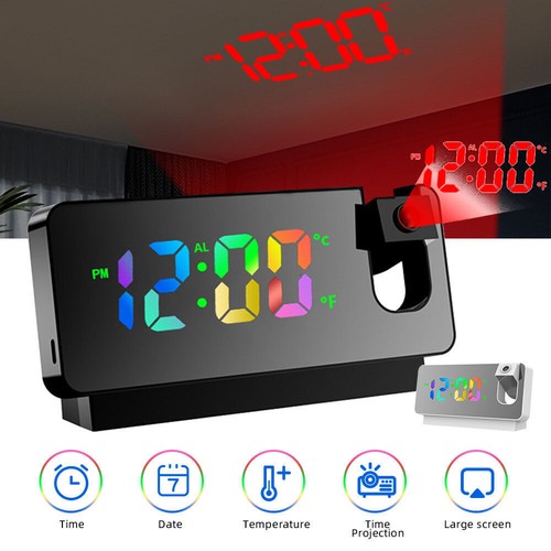 Digital led projection alarm - digital,