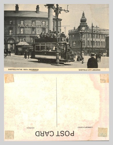Vintage postcard sheffield - -,