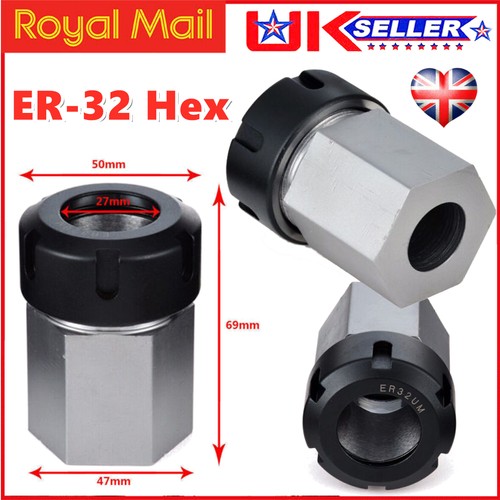 Er32 hex collet chuck - er32,