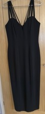 “ViNtAgE”Frank Usher,Circa Early 90’sSimple Column Dress Strap Detailing Size 14