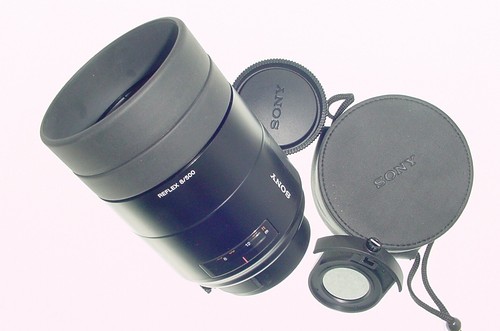 Sony 500mm reflex mirror - f/8,