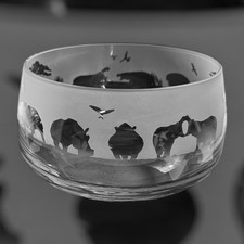 HIPPO Frieze 21cm Boxed Clear