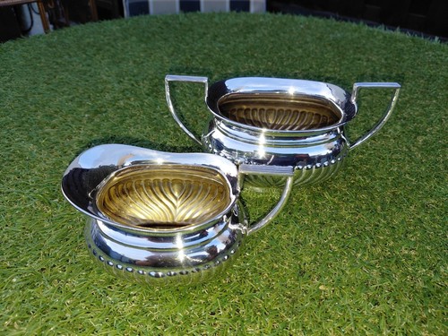 Silver plated sugar bowl - plated, &
