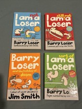 Barry Loser Paperback Books x4 by Jim Smith Bundle Job Lot VGC I Am A Loser
